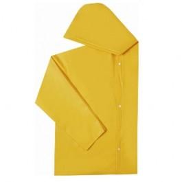 CAPA DE CHUVA C/ CAPUZ FORRADO AMARELO GG